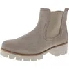 Gabor Womens Zipper Nubuck Chelsea Boots In Grey