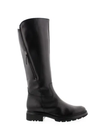 Gabor Zip-detail Knee-high Boots In Black
