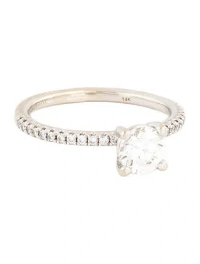Pre-owned Gabriel & Co. 1.00ct Diamond Evelyn Engagement Ring In Multicolor