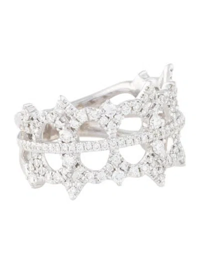 Pre-owned Gabriel & Co. 14k Diamond Band In Multicolor