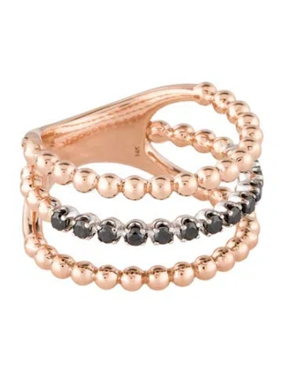 Pre-owned Gabriel & Co. 14k Diamond Bujukan Ring In Multicolor