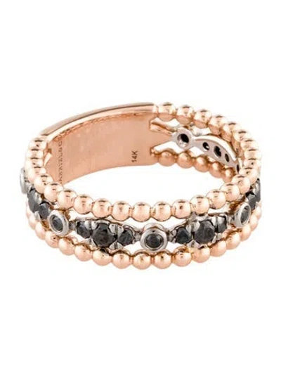 Pre-owned Gabriel & Co. 14k Diamond Bujukan Ring In Multicolor