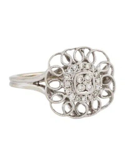 Pre-owned Gabriel & Co. 14k Diamond Cocktail Ring In Multi