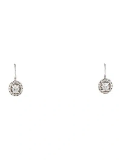 Pre-owned Gabriel & Co. 14k Diamond Drop Earrings In Multicolor