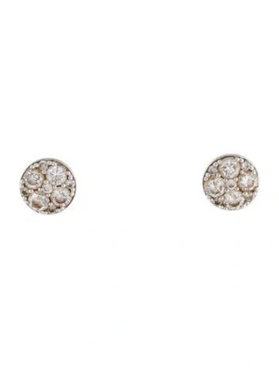 Pre-owned Gabriel & Co. 14k Diamond Stud Earrings In Multi