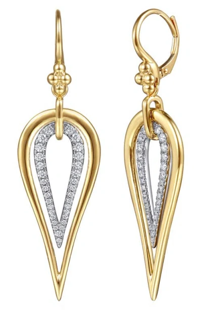 Gabriel & Co. 14k Gold Teardrop Diamond Drop Earrings