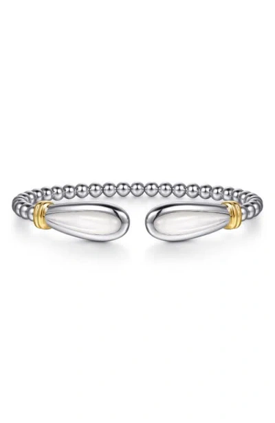Gabriel & Co. Bujukan Bead & Mother-of-pearl Bangle Bracelet In Multi