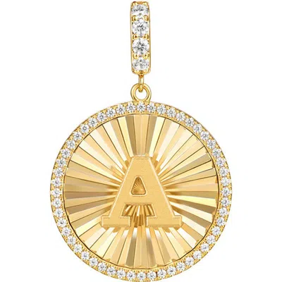 Gabriel & Co. Bujukan Diamond Initial Charm In Gold