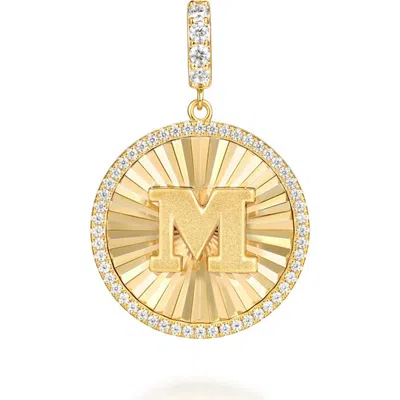 Gabriel & Co. Bujukan Diamond Initial Charm In Gold