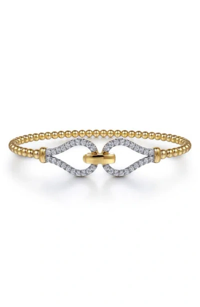 Gabriel & Co. Bujukan Diamond Link Bracelet In Gold