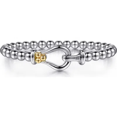 Gabriel & Co. Bujukan Horse Shoe Bangle Bracelet In Pink