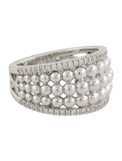 Pre-owned Gabriel & Co. Diamond Pavé Bujukan Band In Multicolor