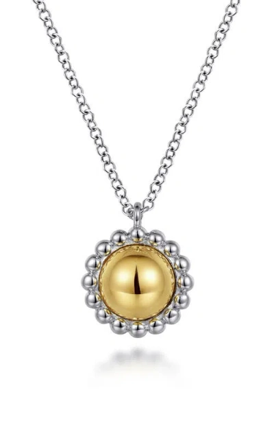 Gabriel & Co. Dome Pendant Necklace In Multi