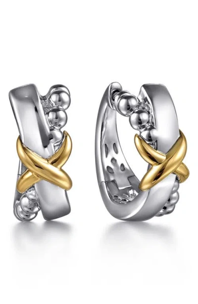 Gabriel & Co. Intricate Hoop Earrings In Multi