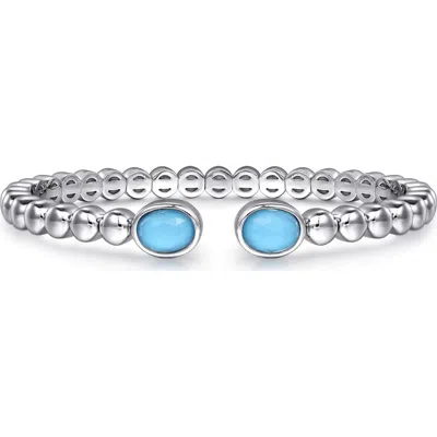 Gabriel & Co. Turquoise Doublet Cuff Bracelet In Multi