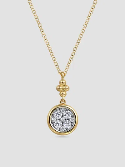 Gabriel & Co. Women's Bujukan 14k Gold & 0.25 Tcw Diamond Pendant Necklace In Yellow Gold