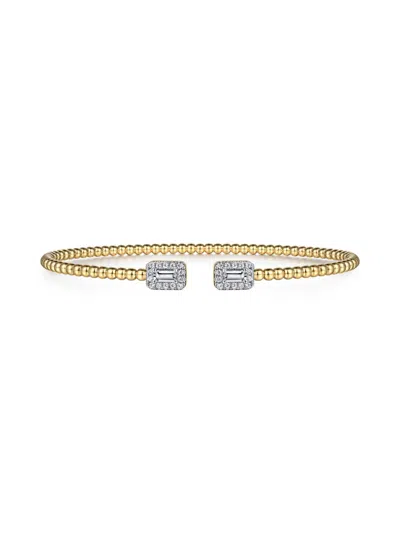 Gabriel & Co. Women's Bujukan 14k Gold & 0.30 Tcw Diamond Cuff