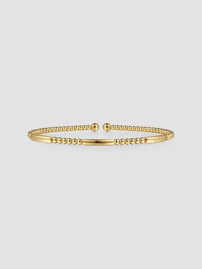 Gabriel & Co. Women's Bujukan 14k Yellow Gold Bangle Bracelet