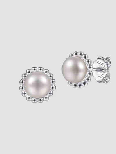Gabriel & Co. Women's Bujukan Sterling Silver & Cultured Freshwater Pearl Stud Earrings