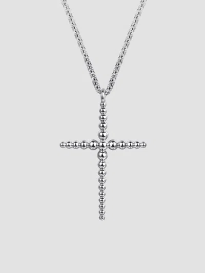 Gabriel & Co. Women's Bujukan Sterling Silver Cross Pendant Necklace