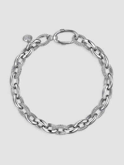 Gabriel & Co. Women's Bujukan Sterling Silver Link Chain Bracelet