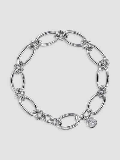 Gabriel & Co. Women's Bujukan Sterling Silver Oval-link Chain Bracelet