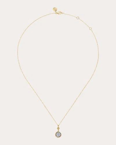 Gabriel & Co. Women's Diamond & 14k Gold Bujukan Drop Pendant Necklace