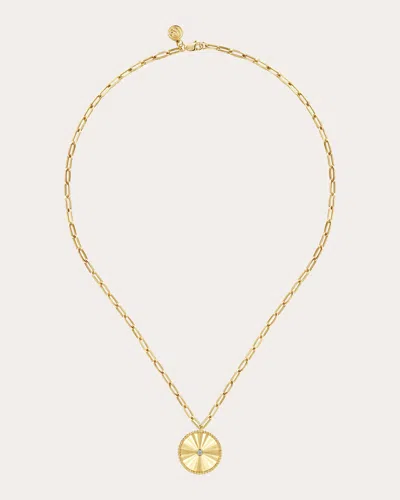 Gabriel & Co. Women's Diamond & 14k Gold Bujukan Medallion Necklace