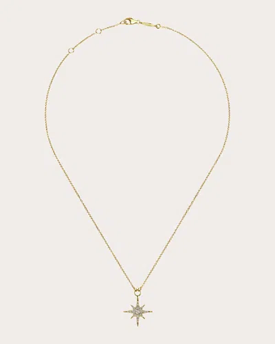 Gabriel & Co. Women's Diamond & 14k Gold Starburst Pendant Necklace