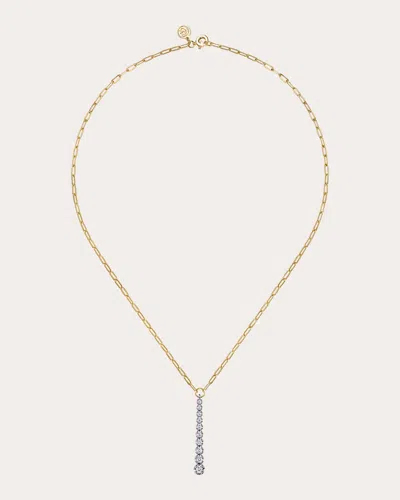 Gabriel & Co. Women's Diamond & 14k Gold Vertical Bar Necklace