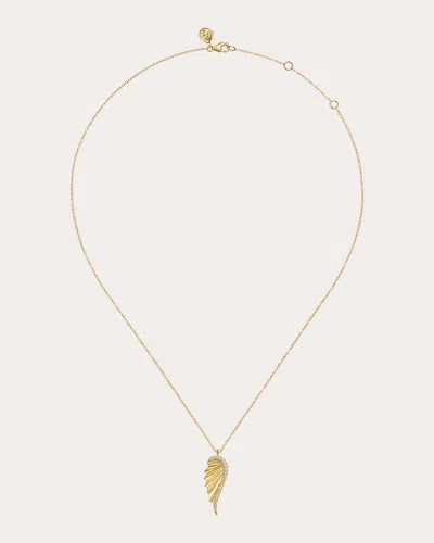 Gabriel & Co. Women's Diamond & 14k Gold Wing Pendant Necklace