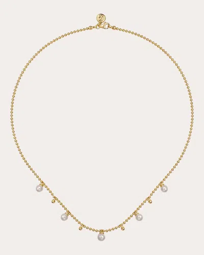 Gabriel & Co. Women's Pearl & 14k Gold Bujukan Droplet Necklace
