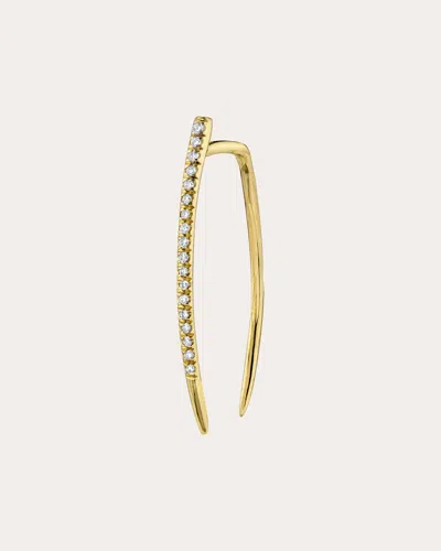 Gabriela Artigas Women's 14k Gold Pavé Large Infinite Tusk Earrings