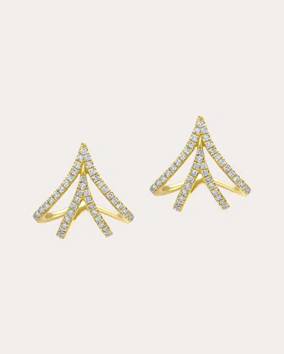 Gabriela Artigas Women's Diamond & 14k Gold Apse Cage Stud Earrings