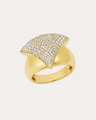 Gabriela Artigas Women's Diamond & 14k Gold Pavé Apse Crown Ring