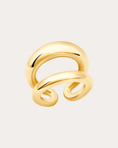 Gabriela Artigas Women's Grande Twin Tusk Ring In Gold