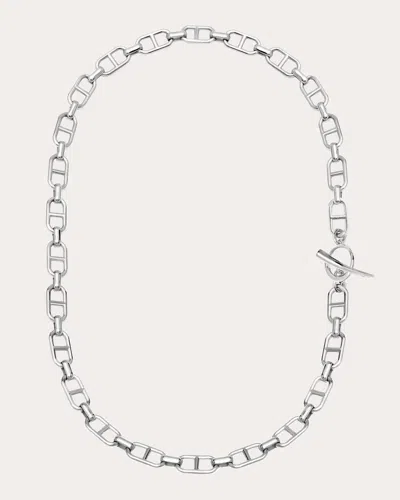 Gabriela Artigas Women's Stirrup Chain Necklace In Silver