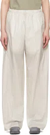 Gabriela Coll Garments Beige No.287 Technical Flap Pocket Trousers In 75 - Stone