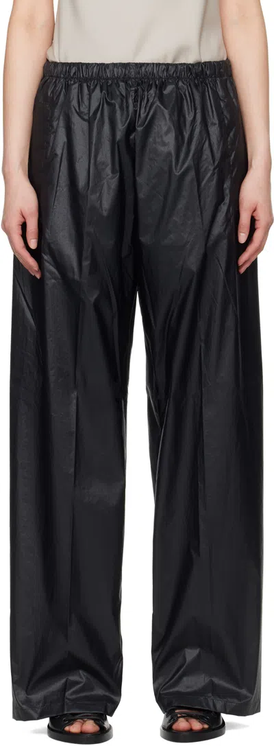 Gabriela Coll Garments Black No.287 Technical Flap Pocket Trousers In 02 - Black