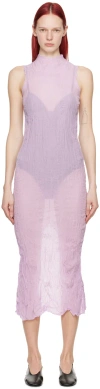 Gabriela Coll Garments Purple No.265 Maxi Dress In 61 Mauve