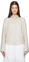 Gabriela Coll Garments Taupe No.258 Jacket In 75 - Stone