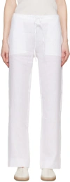 Gabriela Coll Garments White No.198 Trousers In 07 White