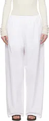 Gabriela Coll Garments White No.287 Trousers In 07 - White