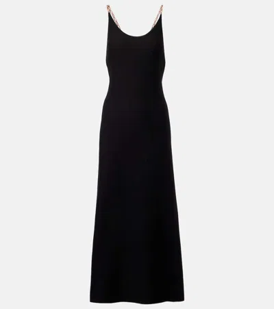 GABRIELA HEARST ADEONA CHAIN-DETAIL SILK MAXI DRESS