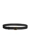 Gabriela Hearst Adler Belt In Black Leather In Black