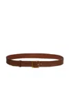 Gabriela Hearst Adler Belt In Cognac Leather In Brown