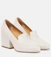 Gabriela Hearst Adrian Leather Loafer Pumps In Neutrals