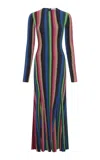 Gabriela Hearst Affinity Cashmere-silk Striped Dress