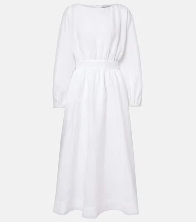 GABRIELA HEARST AHMOSE LINEN MAXI DRESS