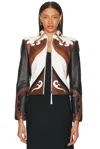 Gabriela Hearst Albie Paneled Leather Jacket